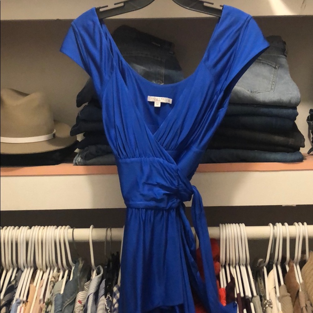 Calypso Royal Blue wrap top small